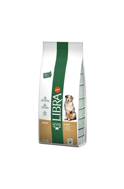 Saco de comida para perros Libra sabor cordero de 14 Kg
