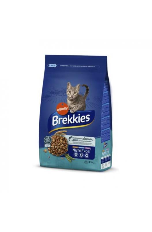 BREKKIES CAT REC SALMON 3,5 KG.