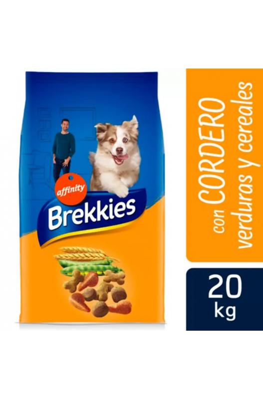 BREKKIES PERROS CORDERO 20KG