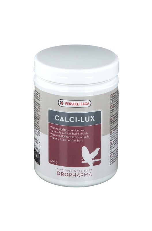 CALCILUX CALCIO 500 GR. OROPHARMA - Suplemento de calcio para aves, favorece la salud ósea y la postura