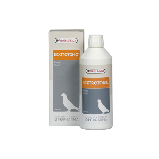 Dextronic 500 ml Versele Laga – Suplemento energético para aves, ideal para fortalecer y recuperar fuerzas durante el período de cría o estrés