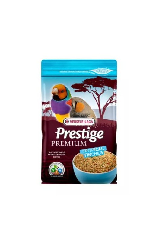 Alimento premium Prestige para aves exóticas, bolsa de 800 gr.
