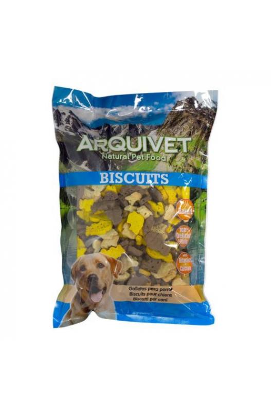 Galletas "Animal Mix", una mezcla de galletas de diferentes formas y sabores para consentir a tu mascota. Bolsa de 1 Kg.

