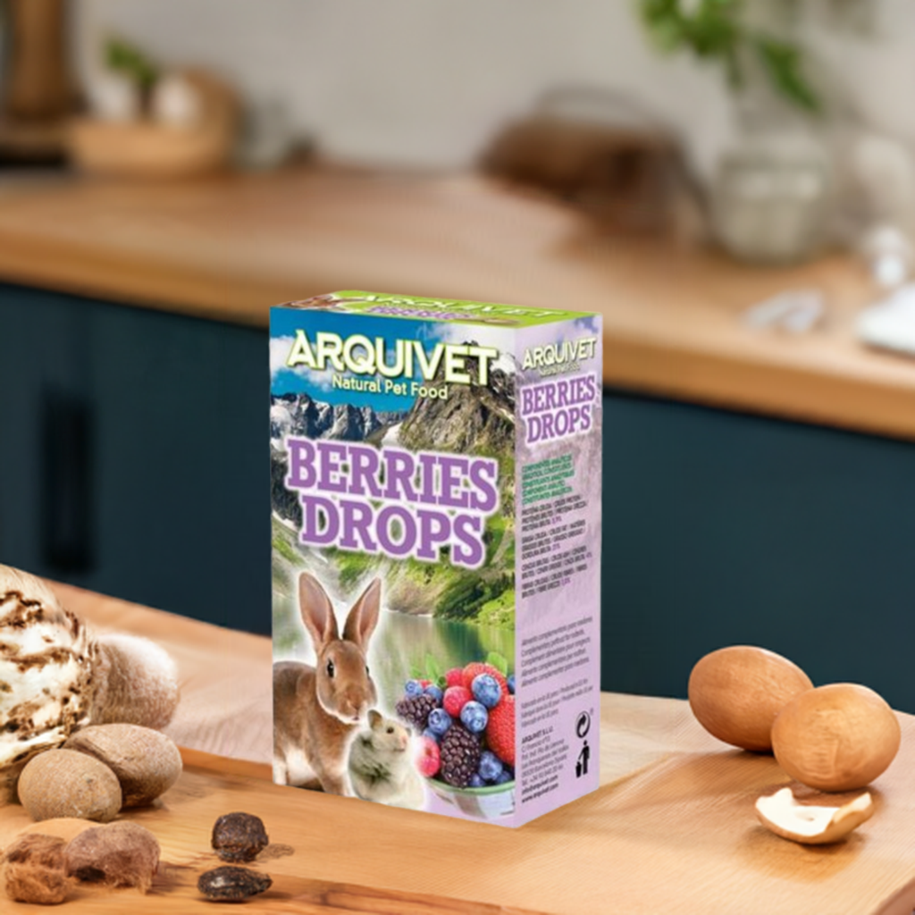 DROPS FRUTAS DEL BOSQUE 65 GR. Roedores