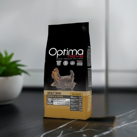 OPTIMA NOVA ADULT MINI CHICKEN POTATO 2 KG. - Botega Mazarol