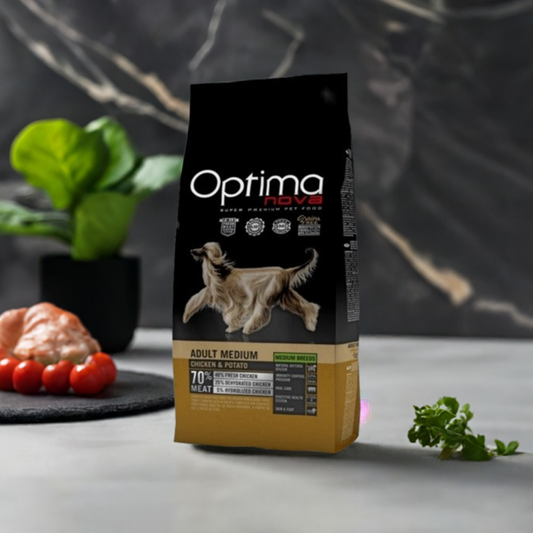 OPTIMA NOVA ADULT MEDIUM CHICKEN POTATO 2 - 12 KG