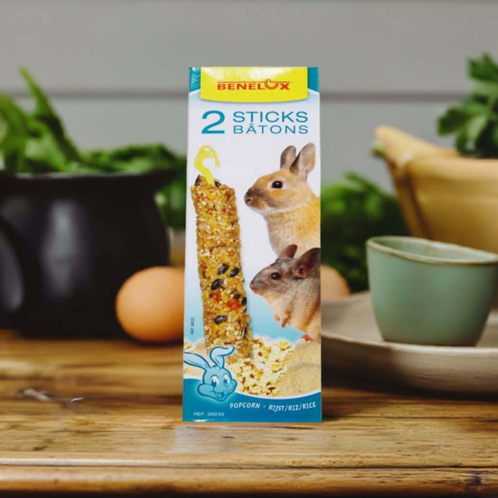 BARRITAS ROEDORES XXL-80gr.Palomitas/Arroz 2 uds. - Botega Mazarol