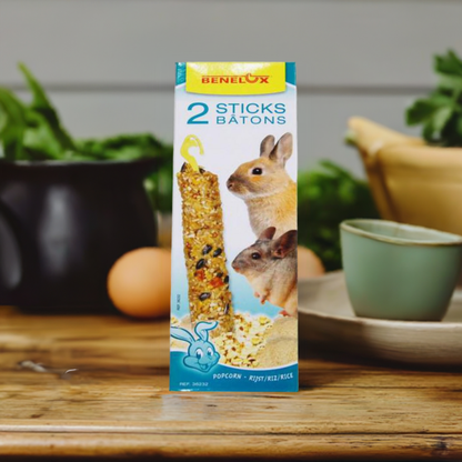 BARRITAS ROEDORES XXL-80gr.Palomitas/Arroz 2 uds. - Botega Mazarol