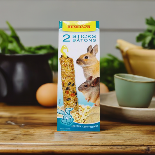 BARRITAS ROEDORES XXL-80gr.Palomitas/Arroz 2 uds. - Botega Mazarol