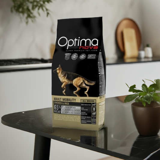OPTIMA NOVA MOBILITY POLLO/Arroz 2 - 12 KG.