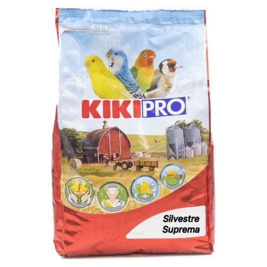 Kikipro Silvestres Supreme 5 kg – Mezcla premium de semillas para aves silvestres, rica en nutrientes y de alta calidad.
