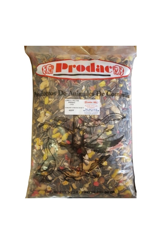 LOROS CON FRUTAS 18 KG. FAUNAMIX - Botega Mazarol