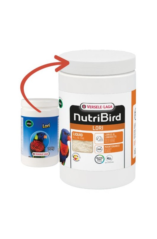 Lori 700 gr Orlux, alimento completo y equilibrado para loros y aves de la misma familia, formulado con ingredientes de alta calidad que favorecen su salud, energía y plumaje, ideal para complementar su dieta diaria.








