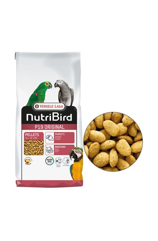 Nutribird P19 Original Cría 10 kg Versele-Laga, alimento completo y equilibrado especialmente formulado para la cría de aves, proporcionando una mezcla de nutrientes esenciales, vitaminas y minerales que favorecen un crecimiento saludable, un desarrollo óptimo y un sistema inmunológico fuerte. Ideal para la alimentación de aves jóvenes en su fase de crecimiento.







