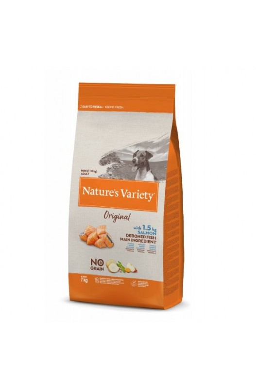 Nature's Variety Original Mini, ¡una bolsa grandecita de 7 kilos de comida rica para perritos pequeños!

