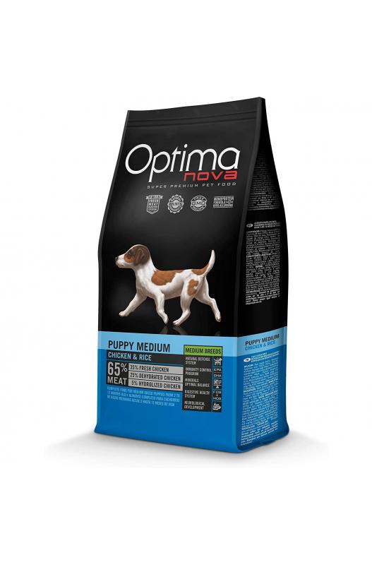 OPTIMA NOVA PUPPY MEDIUM CHICKEN 2 -12 KG