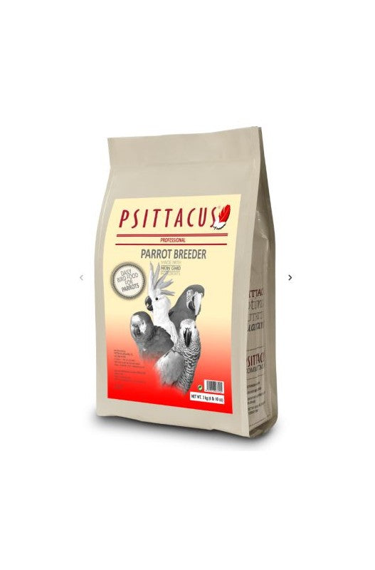 Saco de 3 kg de PSITTACUS Parrot Breeder, alimento completo y equilibrado para la cría de loros, con nutrientes esenciales para el desarrollo y crecimiento de los polluelos