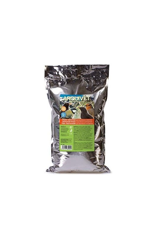 Pasta Insectívoros y Frutívoros Arquivet, ¡una bolsa grande de 5 kilos de comida para pajaritos que comen bichitos y fruta!

