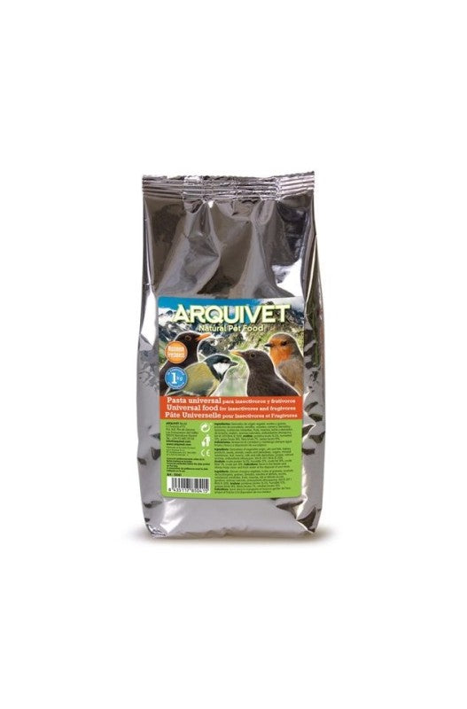 PASTA UNIVERSAL INSECTIVOROS Y FRUTIVOROS 1 Kg. ARQUIVET - Botega Mazarol