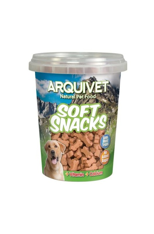 Snack de huesitos con sabor a salmón, bolsa de 300 gramos. ¡Un premio delicioso y saludable para tu perro!

