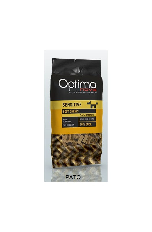 SNACK SENSITIVE PATO 150gr.Optima Nova - Botega Mazarol