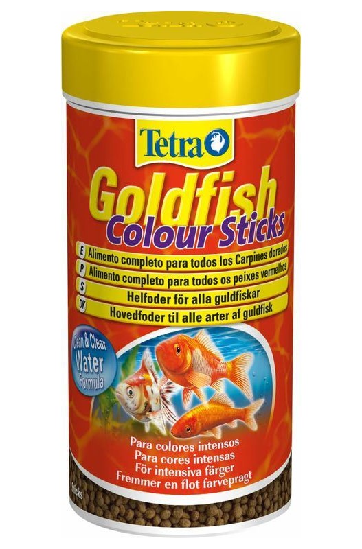 Tetra Goldfish Color (palitos), bote de 250 ml. ¡Comida rica para que tus peces de colores estén aún más bonitos!

