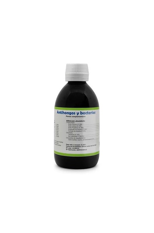 Canariz2 frasco Antihongos y Bacterias 250 ml, solución eficaz para la prevención y tratamiento de infecciones fúngicas y bacterianas en aves, ayudando a mantener un entorno saludable y prevenir enfermedades. Ideal para el cuidado y bienestar de las aves en criaderos y hogares.