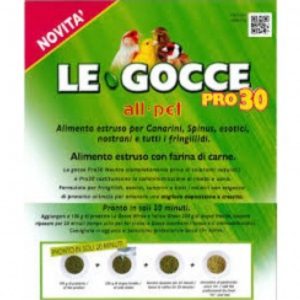 Le_Gocce_Pro_30_Verde_5_kg LE GOCCE PRO 30 VERDE: complemento proteico para cría de aves