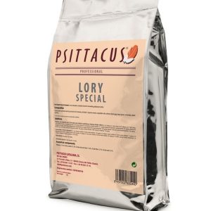 Saco_de_5_kg_de_PSITTACUS_LORY_SPECIAL_PAPILLA Saco de 5 kg de PSITTACUS LORY SPECIAL PAPILLA, alimento en polvo especialmente formulado para loris y lorikeets, ideal para el desarrollo y nutrición de aves jóvenes.
