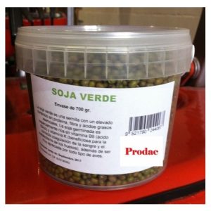 Prodac Soja Verde 700 g – Alimento natural para aves y pequeños roedores