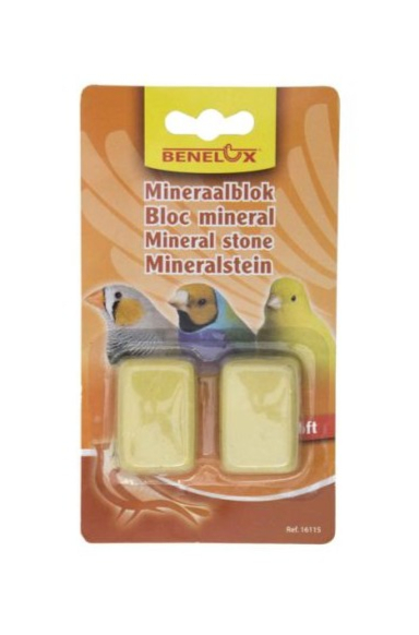 BENELUX BLOQUE MINERAL Canarios & Exóticos 2uds.