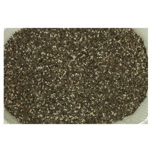 chia_comida_mascota Vinci Chia bolsa muy grande, ¡de 25 kilos!, llena de unas semillitas muy chiquitas que se llaman chía. Su nombre científico es Salvia Hispánica, ¡un nombre un poco más difícil! Estas semillas son muy buenas y se pueden usar en muchas comidas, como en yogur o batidos. ¡Aunque la bolsa sea muy grande, las semillas en sí son diminutas!