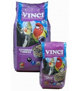 VINCI NINFAS Y COTORRAS 1 kg -5 kg