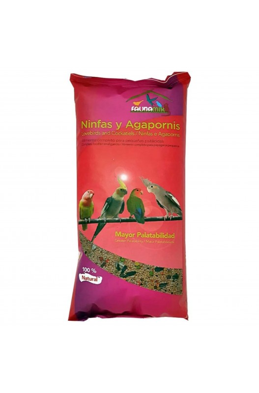 FAUNAMIX NINFAS Y AGAPORNIS 1kg - 5kg
