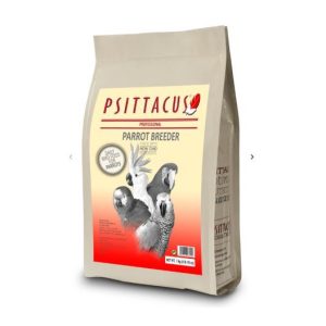 parrot-breeder-3-Kg. Saco de 3 kg de PSITTACUS Parrot Breeder, alimento completo y equilibrado para la cría de loros, con nutrientes esenciales para el desarrollo y crecimiento de los polluelos