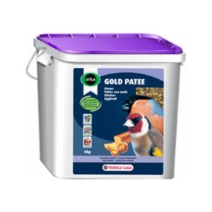 VERSELE-LAGA Pasta de Cría Gold Paté Jilgueros 5 kg – Alimento premium para jilgueros, fórmula rica en nutrientes y vitaminas para una correcta cría y desarrollo