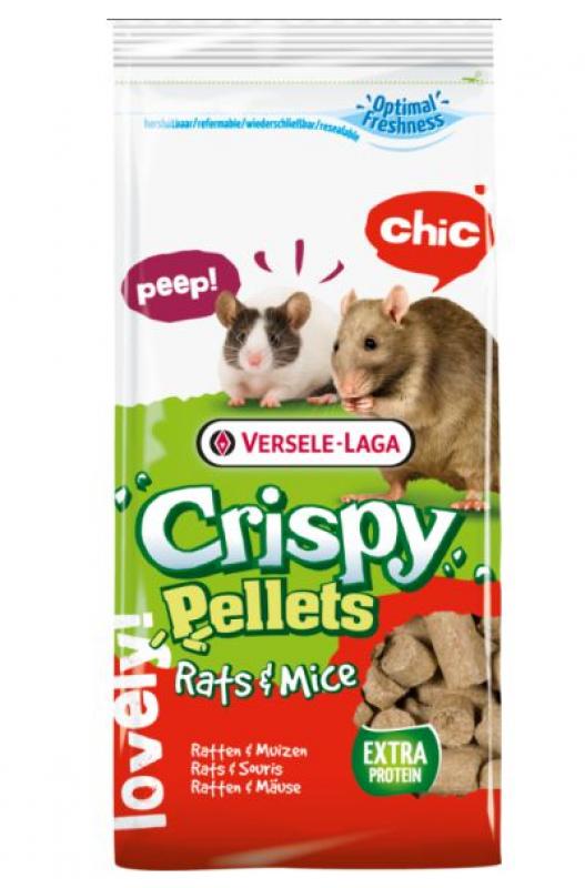 Comida Crispy Pellets para Ratas y Ratones 1 Kg