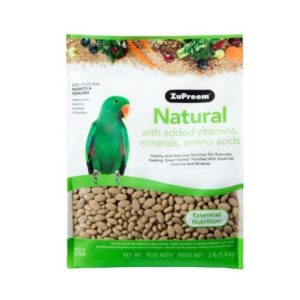 Paquete de 1,360 gr. de Zupreem Natural para Loros y Conuros, alimento en pellets ZUPREEM NATURAL LOROS