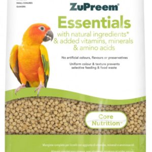 Zupreem Essentials M 1 kg para Ninfas – Alimento balanceado para aves de tamaño mediano, ideal para ninfas y otras aves similares