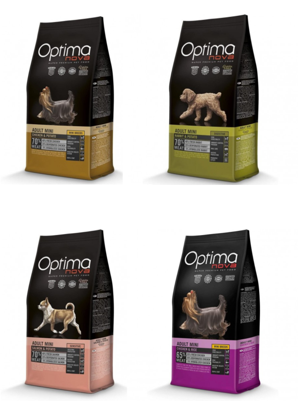 OPTIMA NOVA ADULT MINI VARIOS SABORES Y FORMATOS
