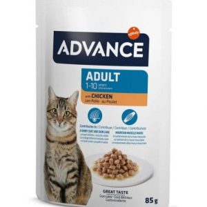advance-bocaditos-en-salsa-con-pollo-85-gr-gatos-adultos Advance Bocaditos Gato Adulto: Nutrición Completa para Gatos Adultos