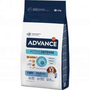 advance-light-medium-pollo-y-arroz ADVANCE MEDIUM LIGHT: alimento light para perros adultos de razas medianas con sobrepeso