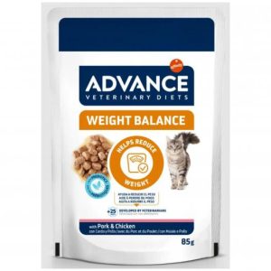 advance-puch-cat-weight-balance-85-gr Advance Pouch Cat Weight Balance: Nutrición Húmeda para el Control de Peso en Gatos Adultos