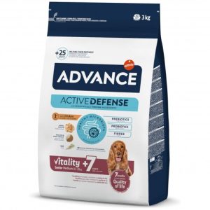 advance-senior-medium-pollo-y-arroz ADVANCE MEDIUM SENIOR 3 – 12 KG: alimento completo para perros medianos mayores de 7 años