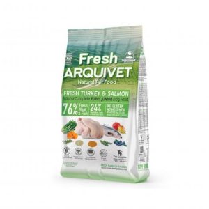 arquivet-fresh-puppy-pavo-y-salmon Arquivet Fresh Puppy Junior – Alimento Semihúmedo Completo para Cachorros y Perros Jóvenes