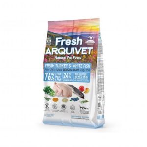 arquivet-fresh-senio-light-pavo-y-pescado Arquivet Fresh SENIOR Light – Alimento Semihúmedo para Perros Mayores o con Sobrepeso