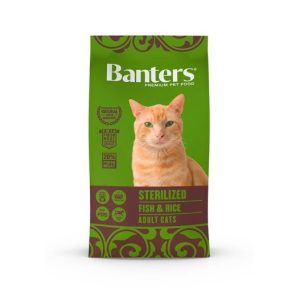 BANTERS CAT STERILISED PESCADO Y ARROZ 2 - 8 Kg Banters Cat Sterilised Pescado y Arroz: Nutrición Completa para Gatos Esterilizados