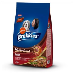 brekkies-delicious-buey-3-kg Brekkies Delicious Buey: Pienso Completo para Perros Adultos