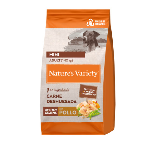 NATURE'S VARIETY HEALTHY GRAIN ADULT MINI 0,6 - 1,5 - 3 Kg