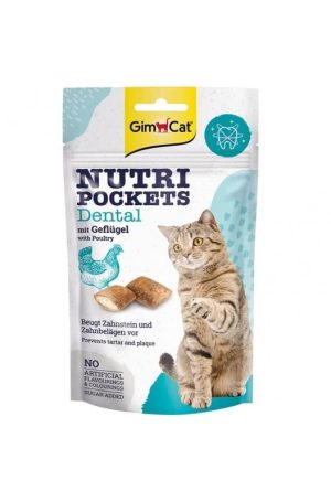 GimCat NUTRIPOCKETS GATO DENTAL 60Gr